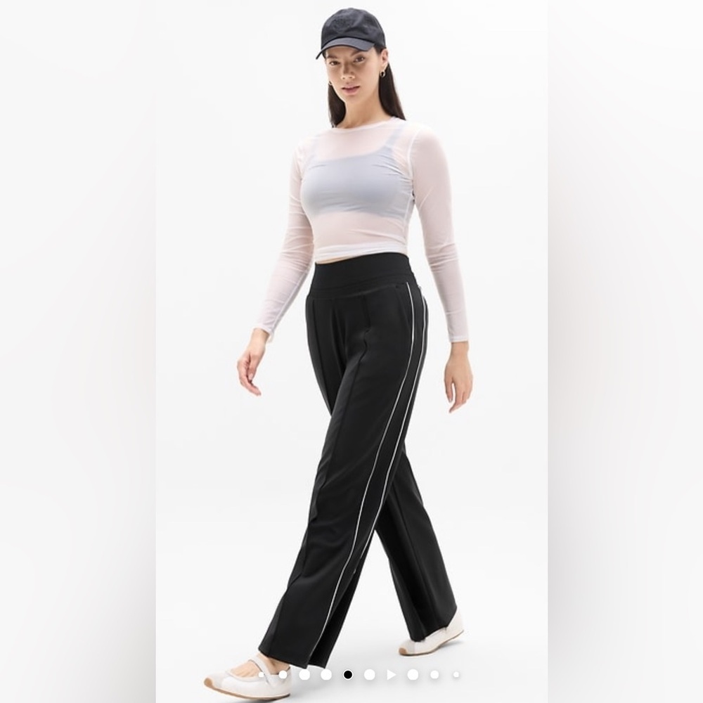 NWOT Athleta Venice Track Stripe Wide Leg Pant Size 3X
